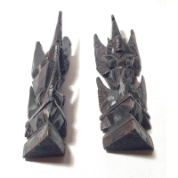 2 Indonesische Garuda vogelbeeldhouw kunstwerken